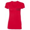 SoftStyle® Ladies' 4.5 oz. Junior Fit V-Neck T-Shirt Thumbnail